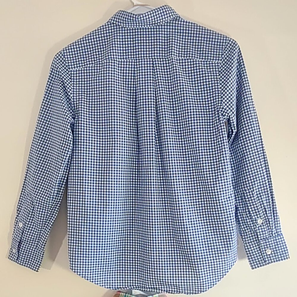 2 Boy's Ralph Lauren Button-Up Shirts Check & Plaid Long Sleeve  Boy Sz 10/12 - Picture 12 of 15